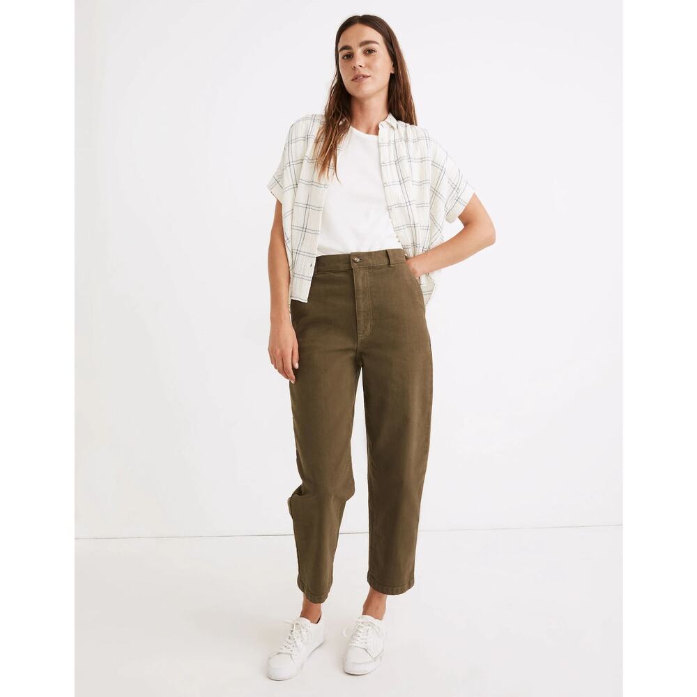 Madewell Balloon Pants Kale Sz 28 US 6 Trousers Comfort Stretch Sold Out Online